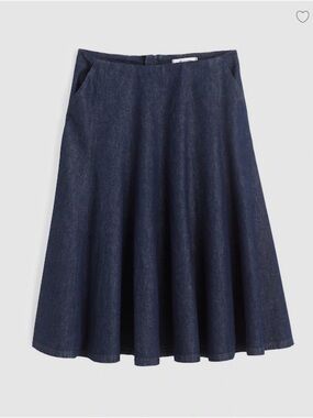 NWT Madewell flared denim mini skirt size 24
